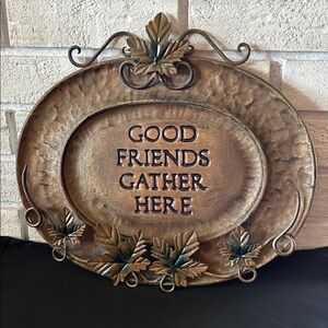 Decorative Bronze Wall Plaque